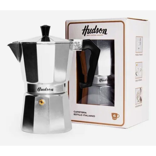 Producto - Cafetera Italiana Hudson Aluminio