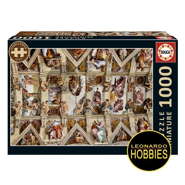 Producto - Capilla Sixtina por Miguel Ángel 1000 Piezas Miniatura Educa 20581