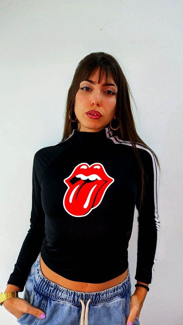 Producto - CAMISETA TERMICA MUJER ROLLING STONES