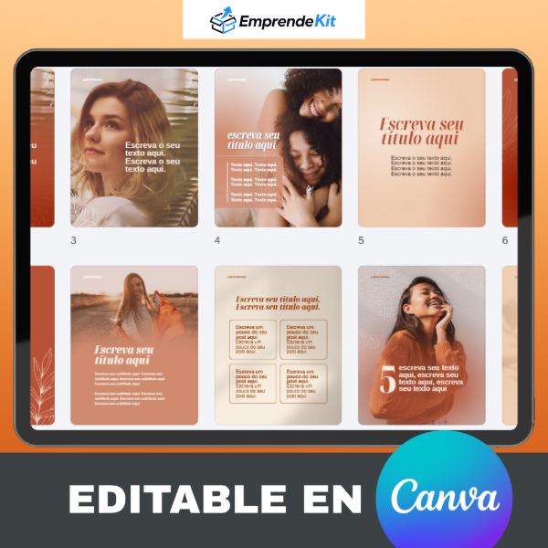 Producto - Pack Editable en Canva Brisa Minimalista 100 páginas + Regalo Ebook Tutorial