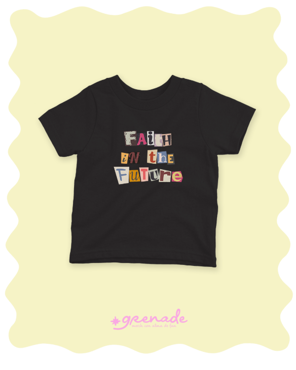 Baby tee "faith in the future"