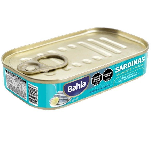 Producto - SARDINAS EN ACEITE BAHIA 50u x 125grs