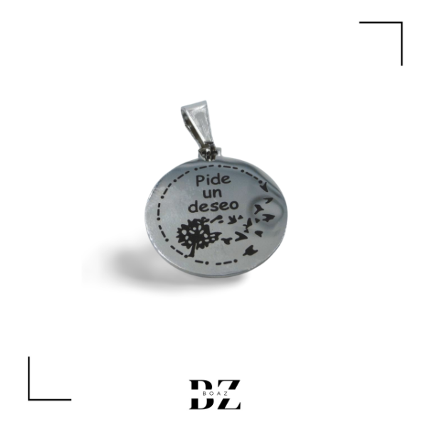 Producto - DIJE ACERO CON FRASES X PCS - 1429-53