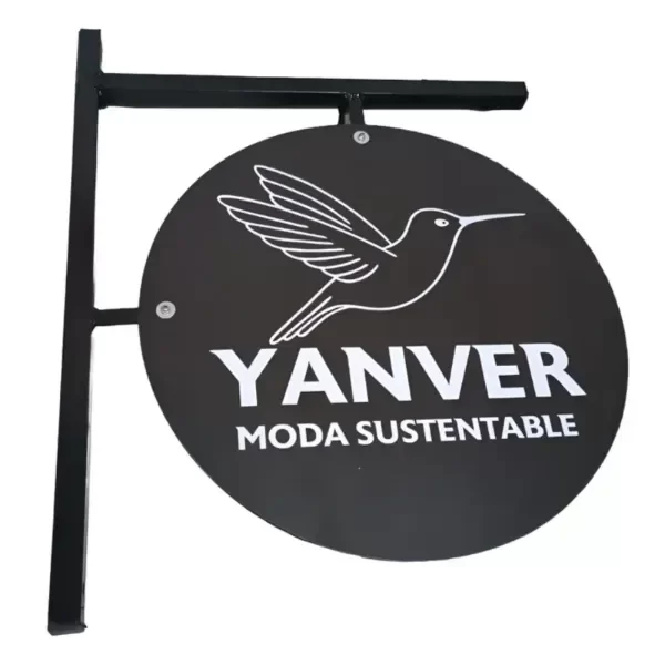 Producto - Cartel Saliente Redondo Plano 40cm