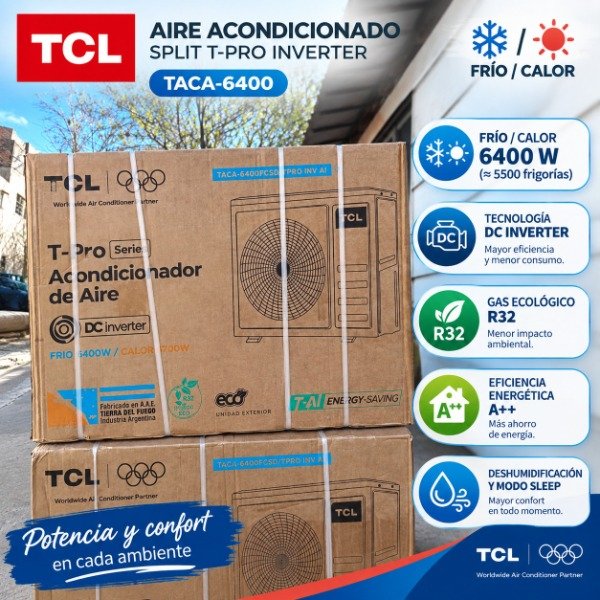 Producto - AIRE ACONDICIONADO TCL TACA-6400
