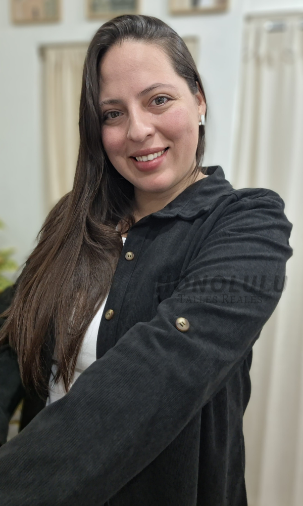 Producto - Camisaco de Corderoy Negro - 3