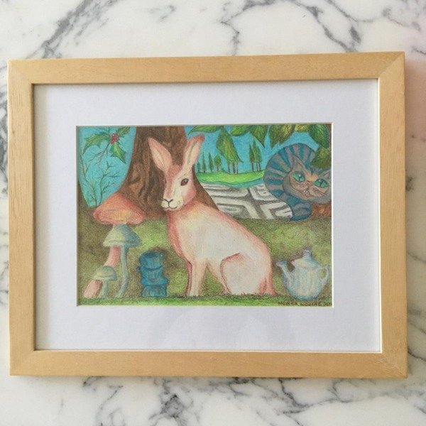 Producto - Little adventurer in the enchanted forest con paspartú
