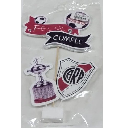 Producto - ADORNO SET 3D PARA TORTA X 3 RIVER