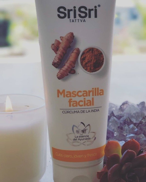 Producto - Mascara Facial Cúrcuma De India Veg Cruelty Free Sin Tacc Sri Sri Tattva 100ml