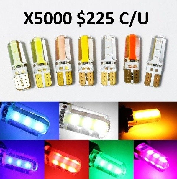Producto - PROMOCION DE T10 SILICONADO LED COB A 225 PESOS C/U X 5000 UNIDADES