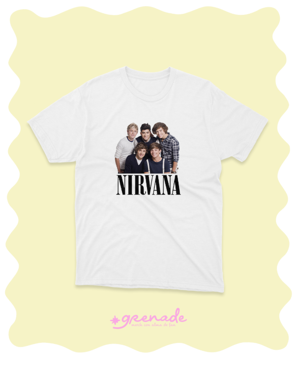 Remera "one direction nirvana"