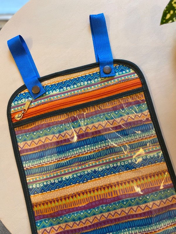 Producto - Bolsillero para reposera simple rayada