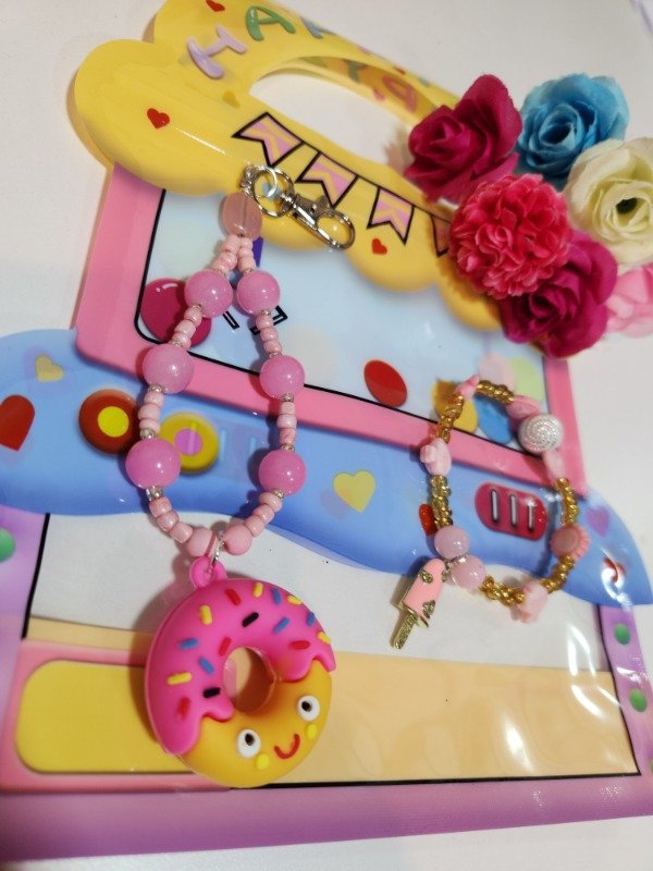 Producto - Set DULCE llavero y pulsera con Bolsita