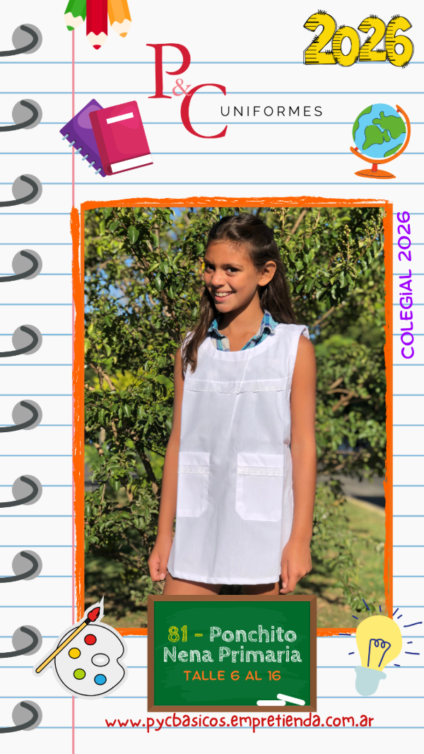 Producto - Ponchito Nena Primaria