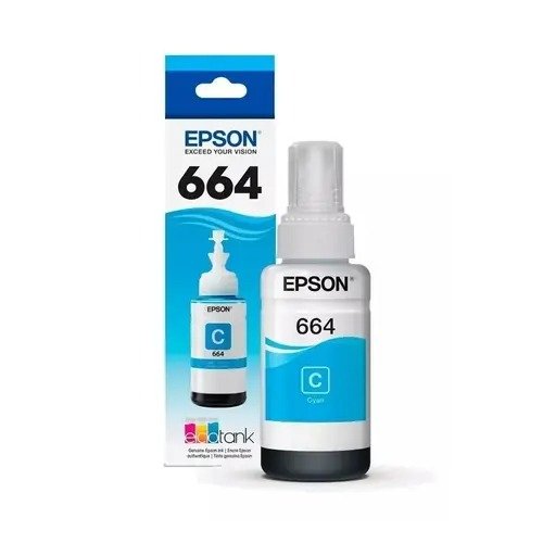 Producto - Botella de Tinta EPSON 664 Cian