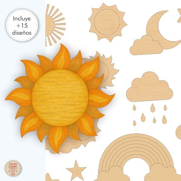 Producto - Cielo - Vectores para corte láser