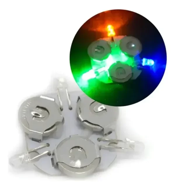 Producto - Módulo mecanismo plano Luz LED a Pila para centros de mesa x10