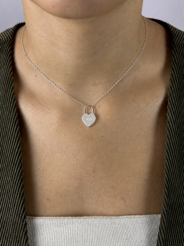 Producto - CADENA CORAZÓN DE PLATA 3760