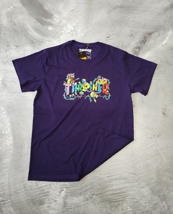 Producto - Remera Trasher - Monster Violeta