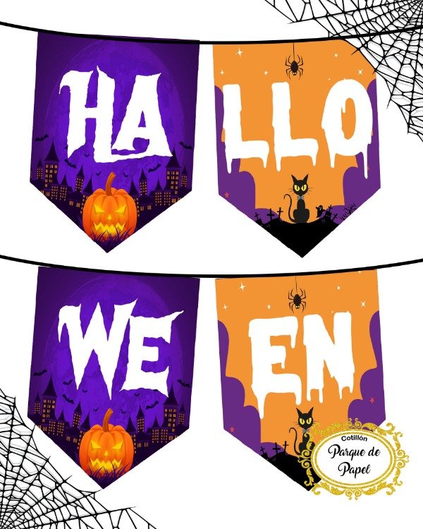 Producto - Banderín Feliz Halloween