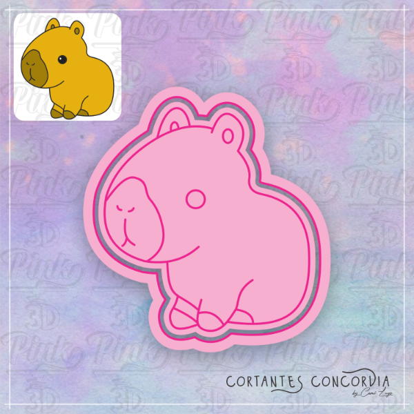 Producto - Carpincho capibara sentado M3