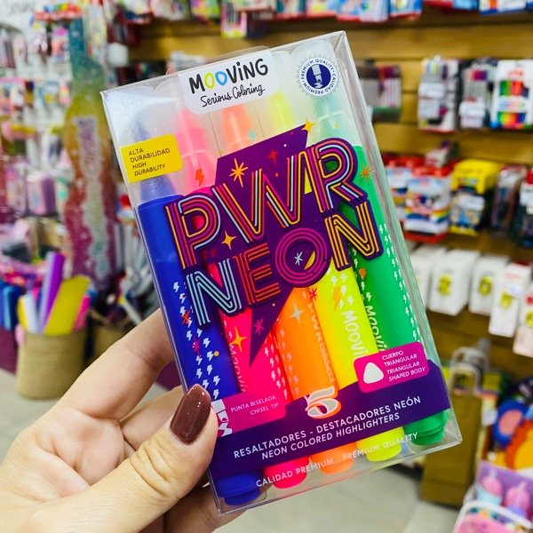 Producto - Resaltadores Mooving neón x 5 colores