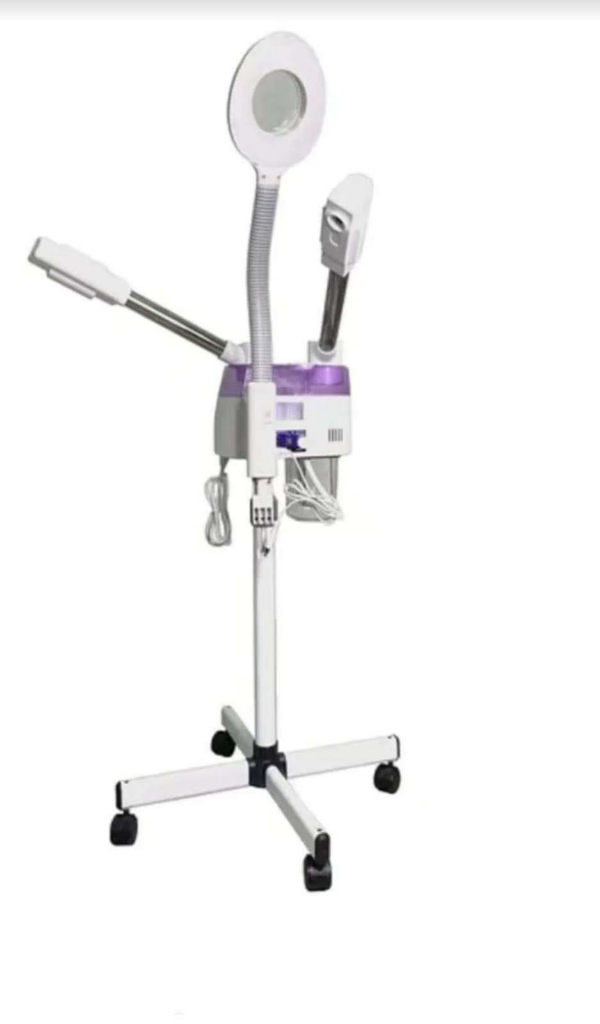 Producto - VAPORALIZADOR FACIAL OZONO CON LUZ Y LUPAZ GZY14
