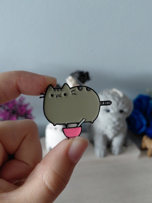Producto - Pin metalizado - Pusheen (michi) #2032