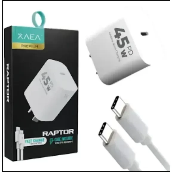 Producto - Cargador XAEA Raptor 45W puerto C + Cable C a C