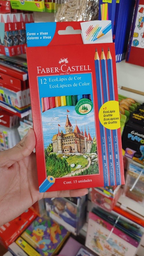 Producto - Lápices de Colores Faber-Castell 12+3