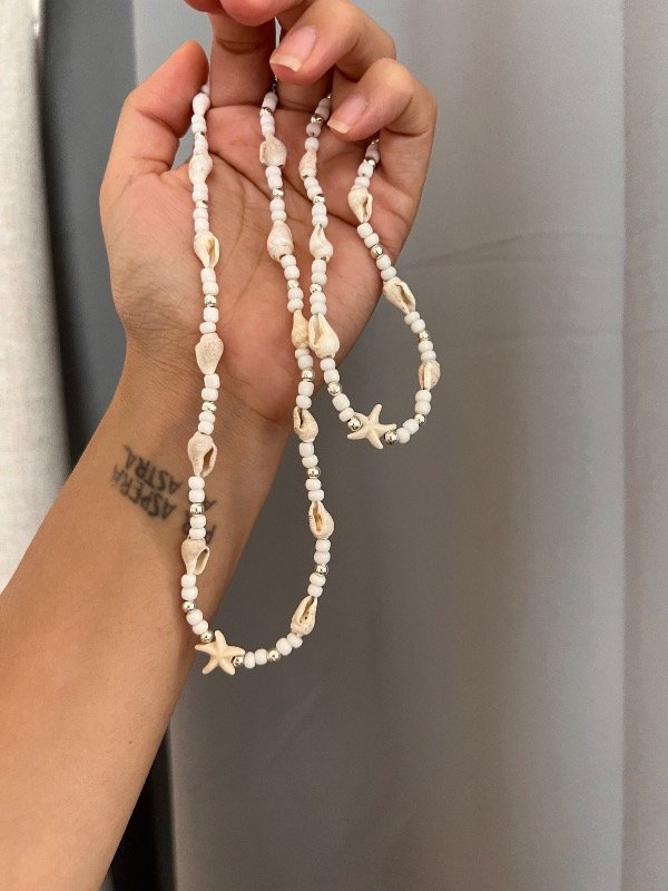 Producto - Gargantilla y Tobillera Amelia (set)