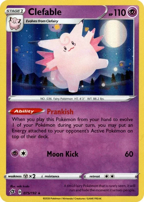 Producto - Clefable - 75/192 - Rebel Clash - Holo