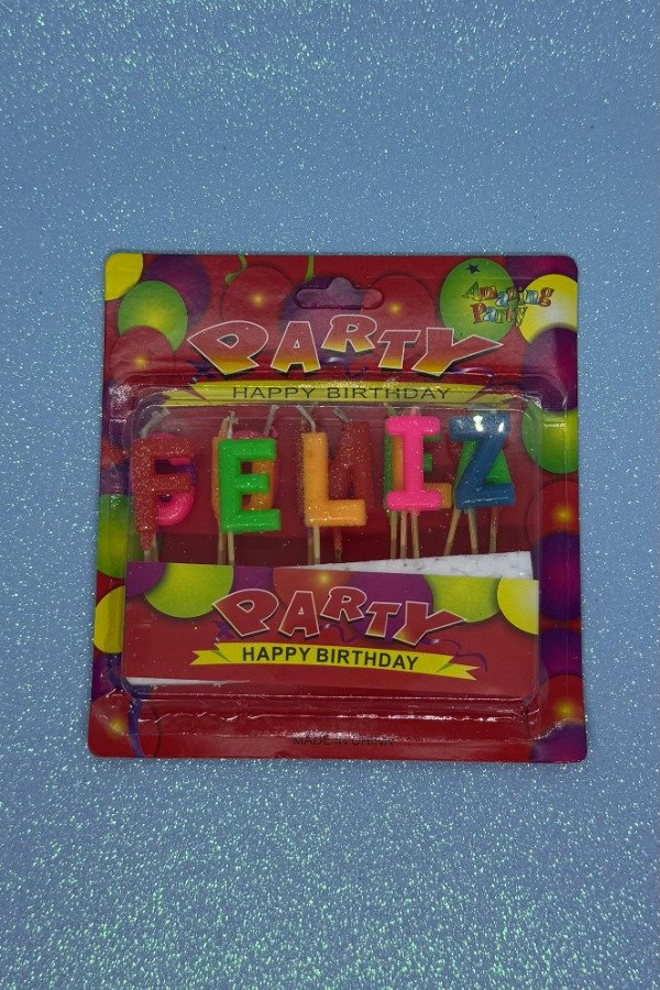 Producto - VELAS FELIZ CUMPLE PARTY