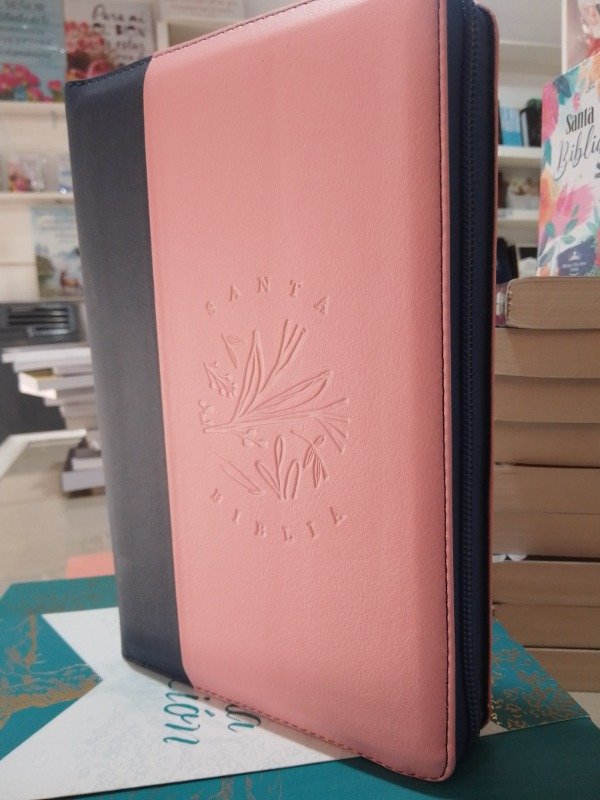 Producto - Biblia Reina Valera 1960 LETRAS GRANDES CIERRE ROSA