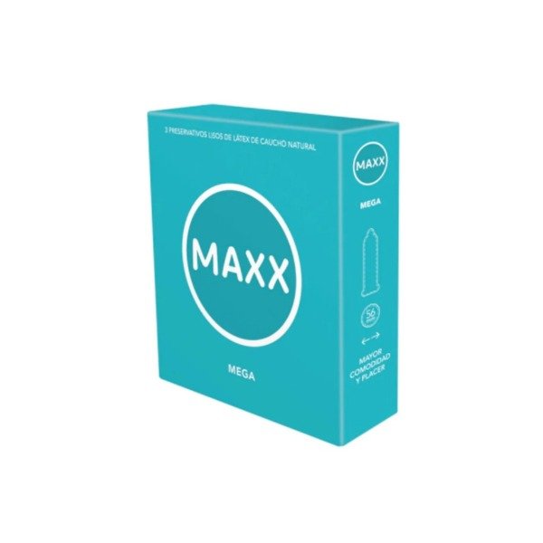 Producto - PRESERVATIVOS MEGA MAXX x3UNI