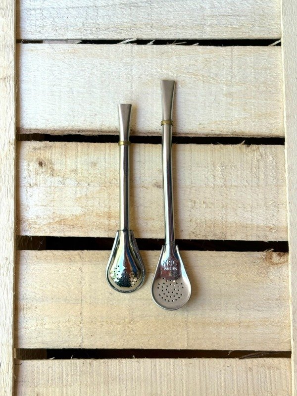 Producto - BOMBILLA SIMPLE CON ANILLO - ACERO INOX