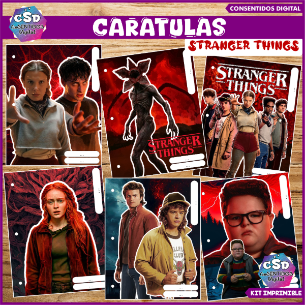 Producto - CARATULAS STRANGER THINGS