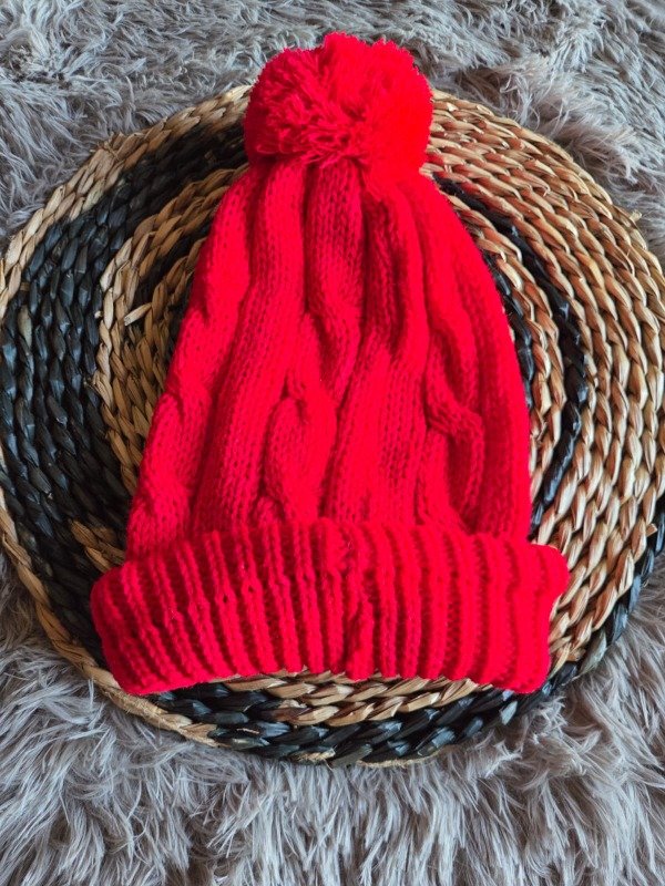 Producto - Gorro Pompón Rojo