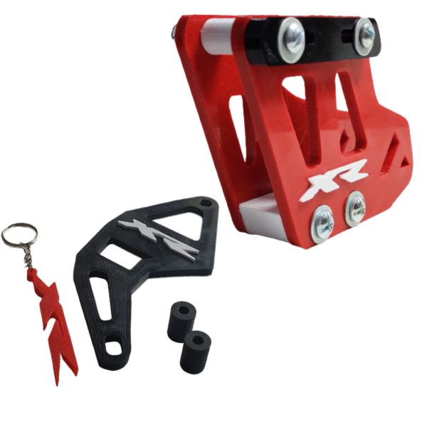 Producto - Kit Guía De Cadena Cubre Piñón Xr +llavero Honda Xr125 150 - 4