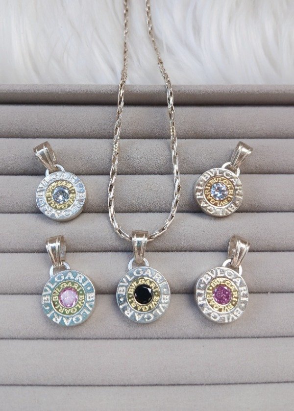 Producto - DIJE BVL PIEDRA DOBLE