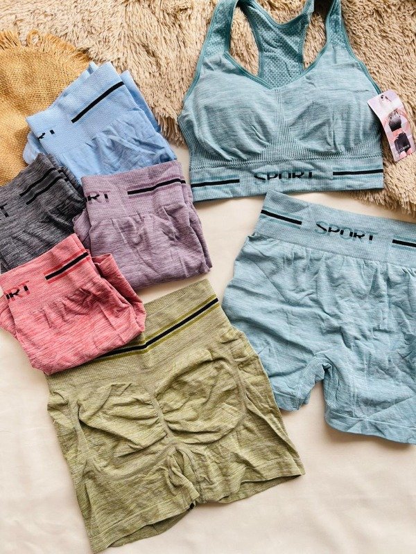 Producto - ART 8159 - PACK X6 (Conj deportivo top+short)