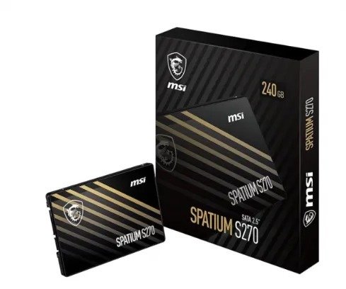 Producto - Disco SSD Msi Spatium S270 240Gb 2.5 Sata 3d Nand