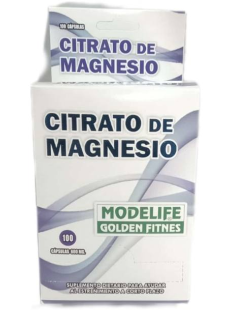 Producto - Citrato de magnesio x blister MODELIFE