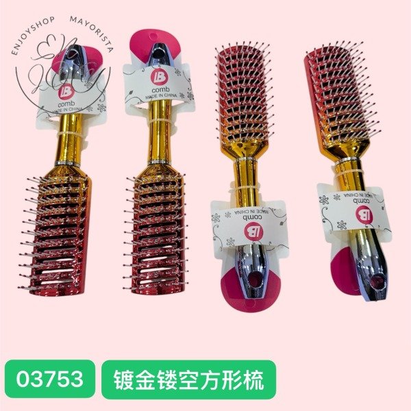 Producto - PEINE MASAJEADOR COLOR METALIZADO 03753