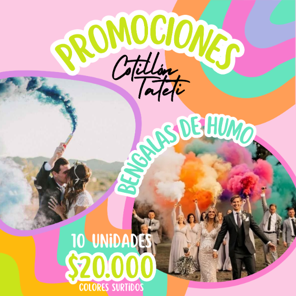 Producto - PROMO BENGALAS DE HUMO