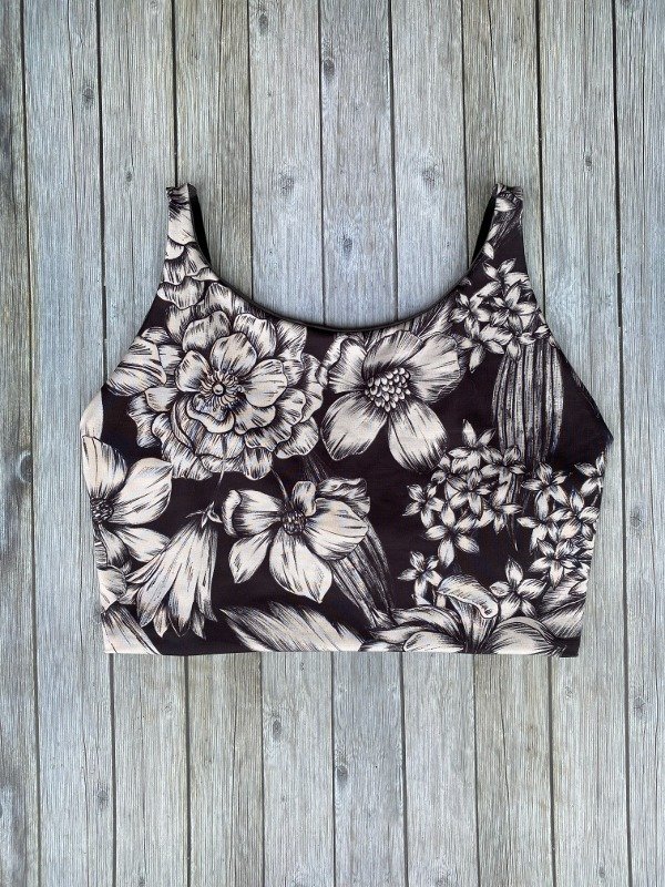 Top love reversible colección flor ceniza