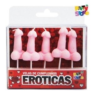 Producto - vela erotica forma pene dspedida de soltera x 5 un
