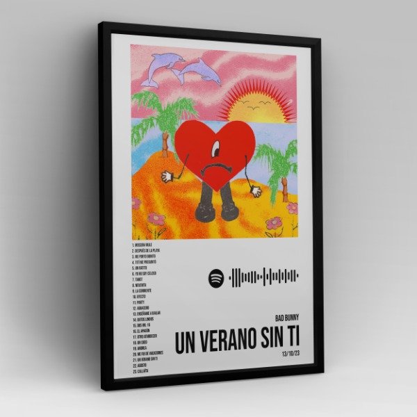 Producto - Cuadro Álbum Bad Bunny Un Verano Sin Ti #2