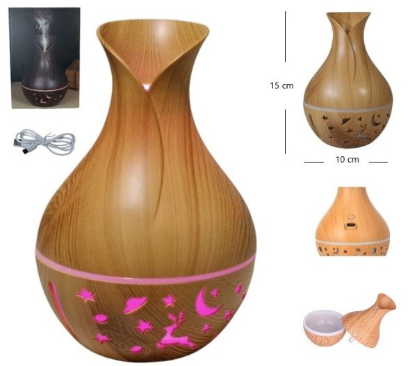 Producto - Humidificador Led Florero Diseño Estrellas
