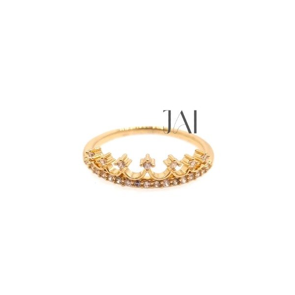 Producto - Anillo corona Emma dorado